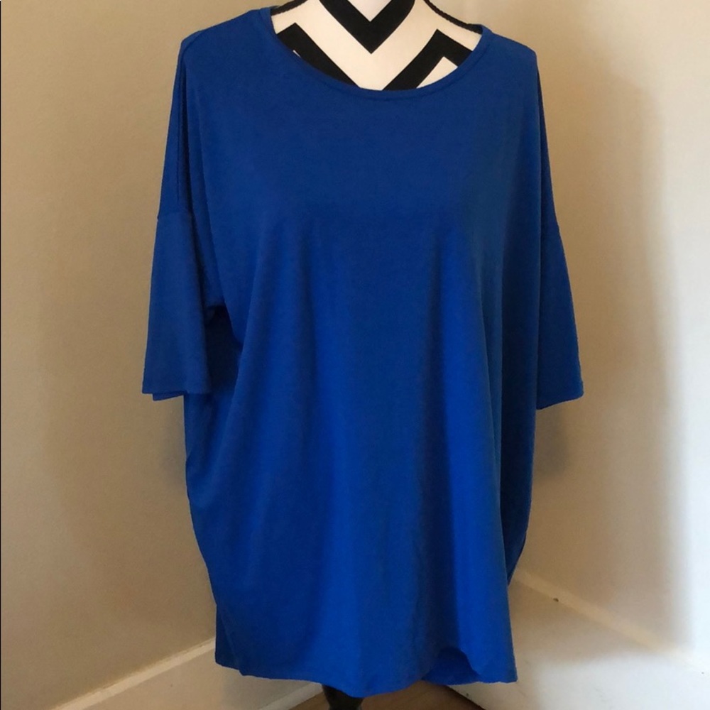 LuLaRoe Irma - Blue Color, Size XL